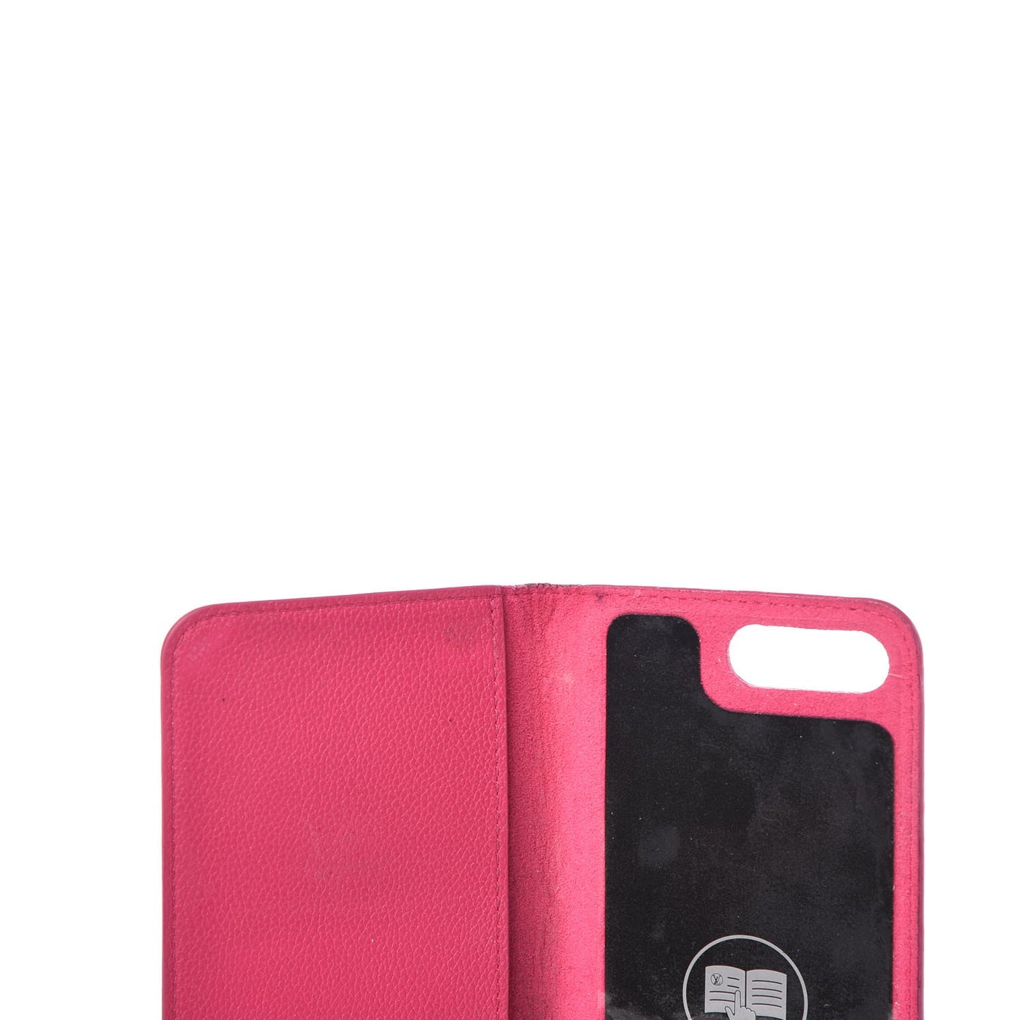 Monogram Cuir iPhone 7/8 Plus Folio Case Fuchsia