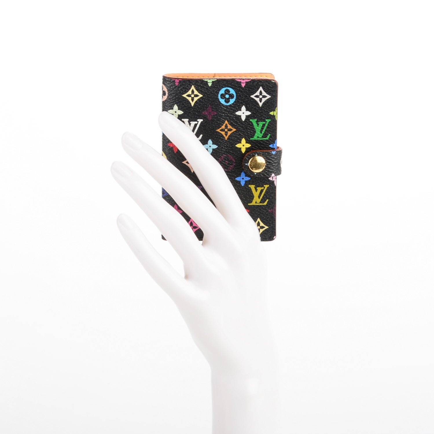 Louis Vuitton Monogram Multicolor Carnet de Bal Mini Agenda Cover Black 2 of 7
