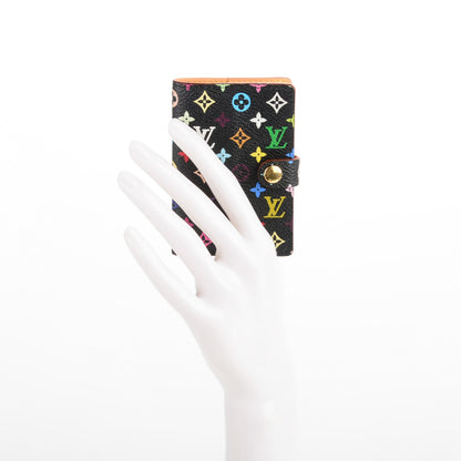 Louis Vuitton Monogram Multicolor Carnet de Bal Mini Agenda Cover Black 2 of 7