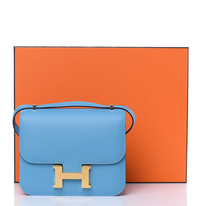 Hermes Swift Constance 18 Bleu Du Nord 17 of 17