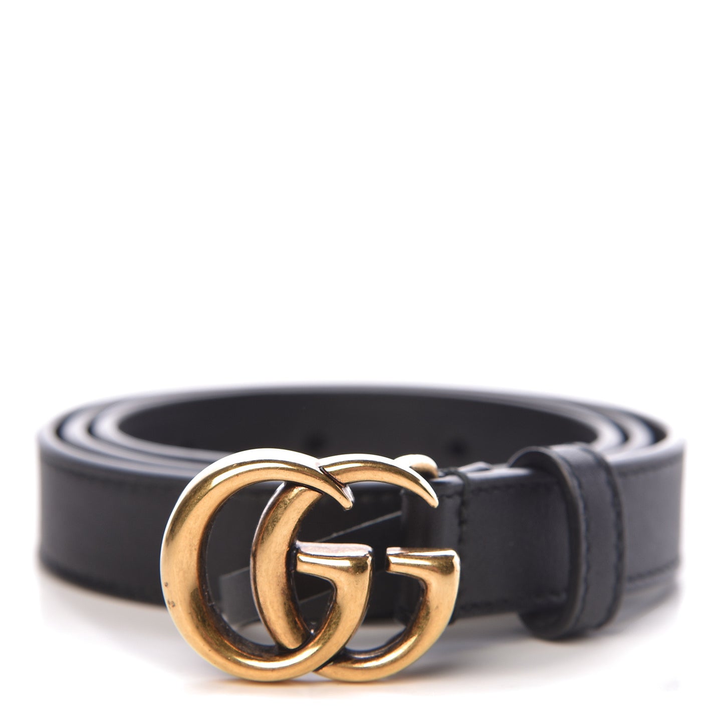 Calfskin Double G 20mm Belt 70 28 Black
