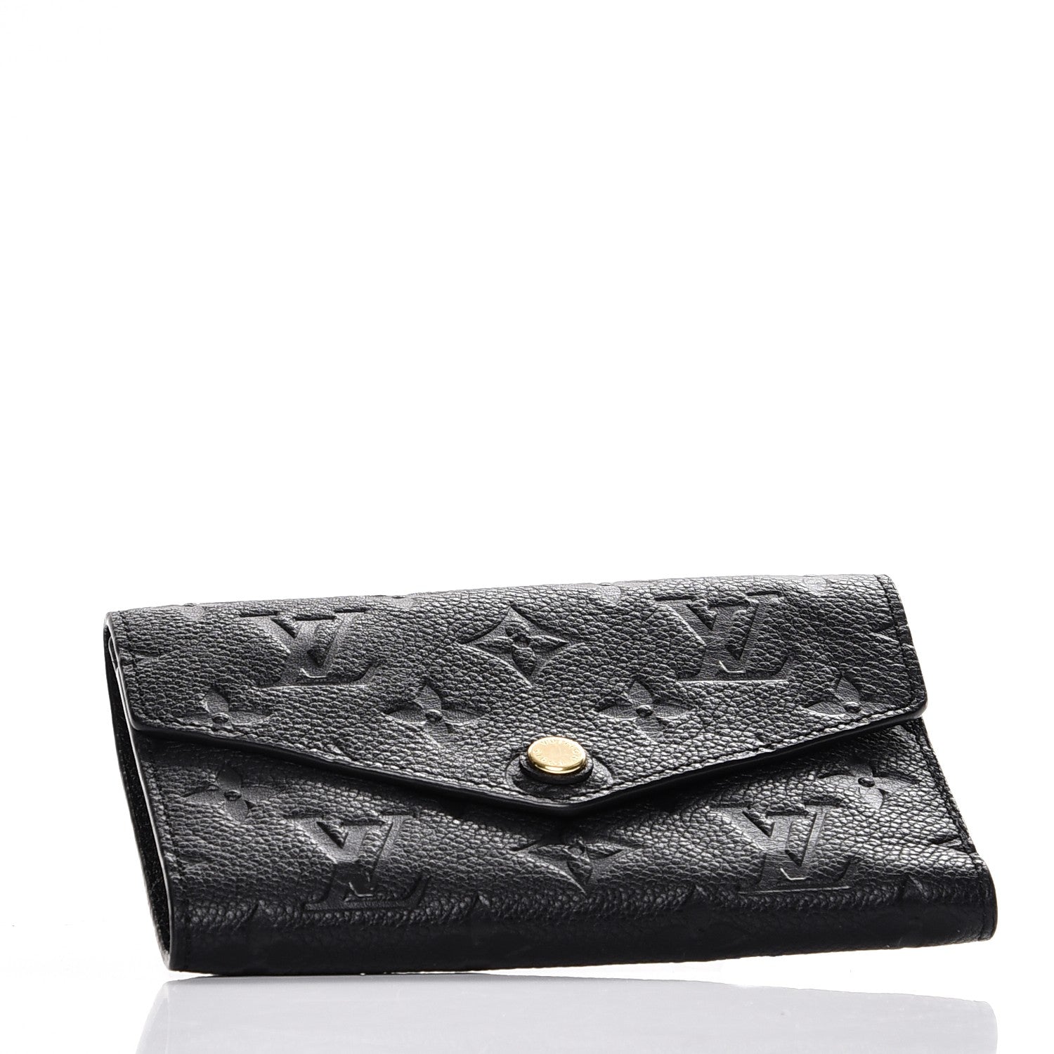 Louis Vuitton Empreinte Compact Curieuse Wallet Black 4 of 7
