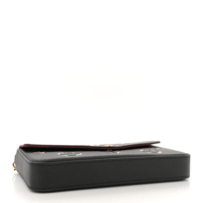 Louis Vuitton Empreinte Monogram Giant Felicie Pochette Black Beige 5 of 11