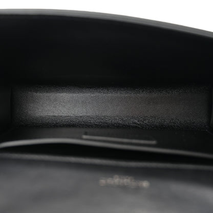Saint Laurent Calfskin Crystal Studded Small Classic Monogram Kate Tassel Satchel Black 5 of 10