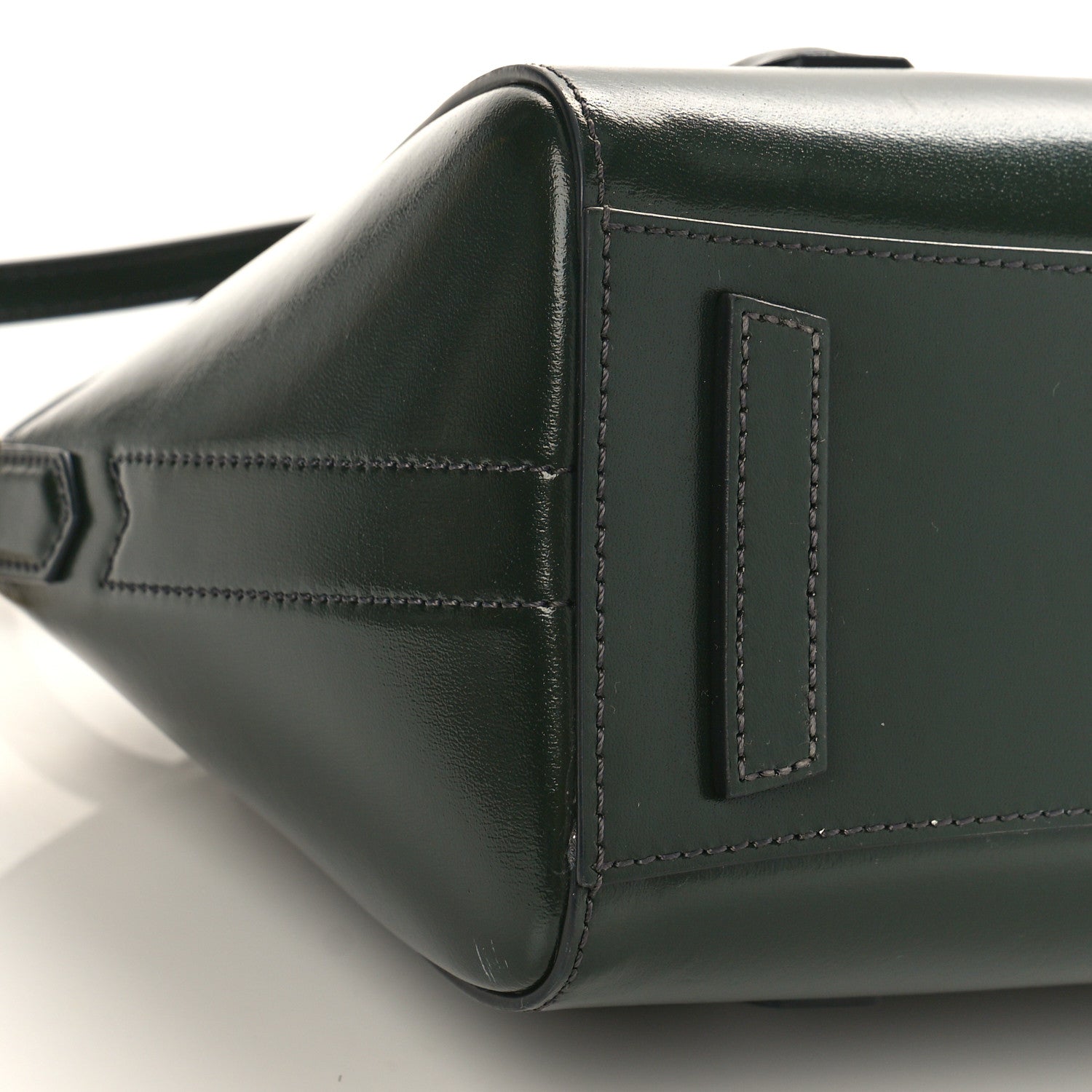 Givenchy Box Calfskin Lock Antigona Shoulder Bag Green Forest 7 of 8