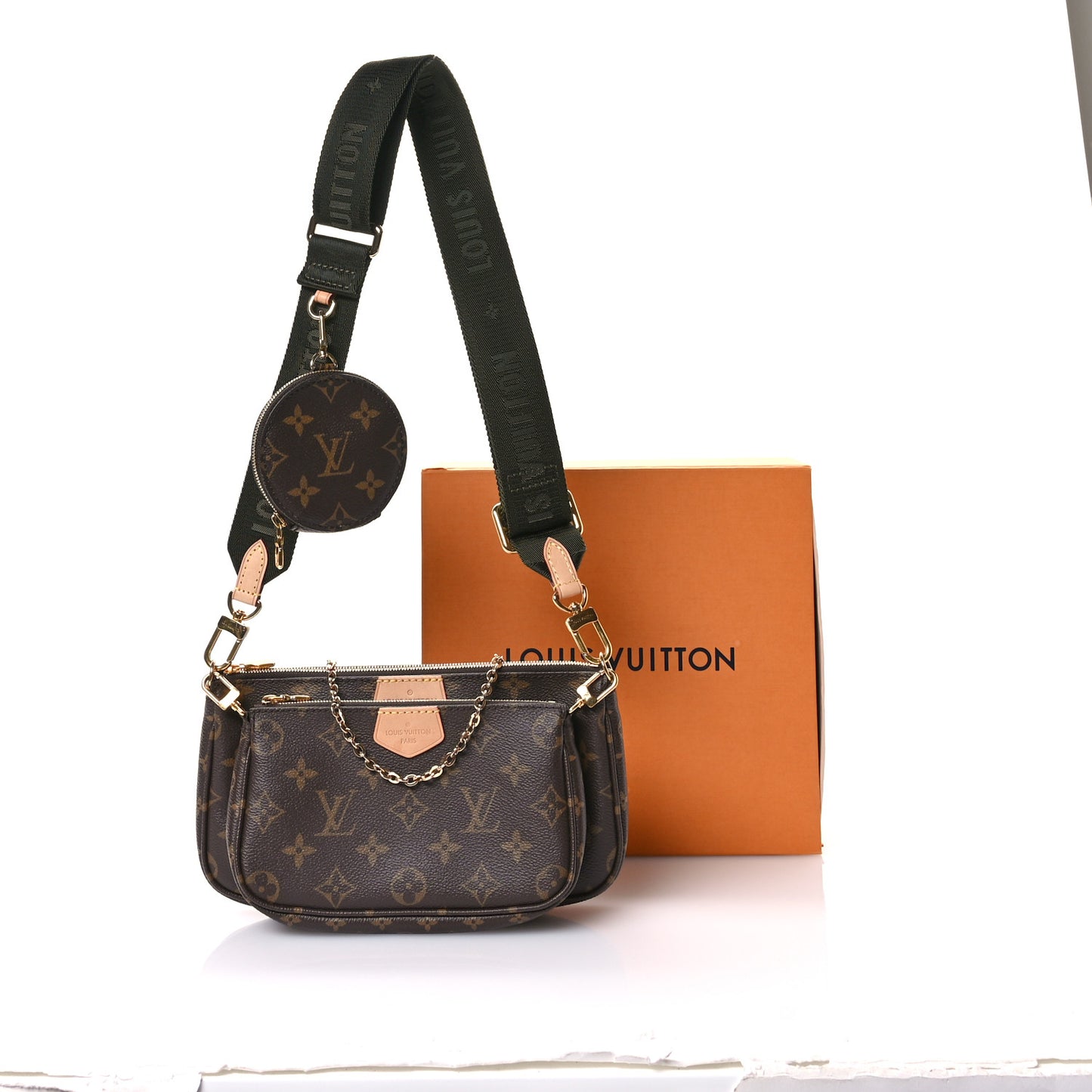 Monogram Multi Pochette Accessories Kaki