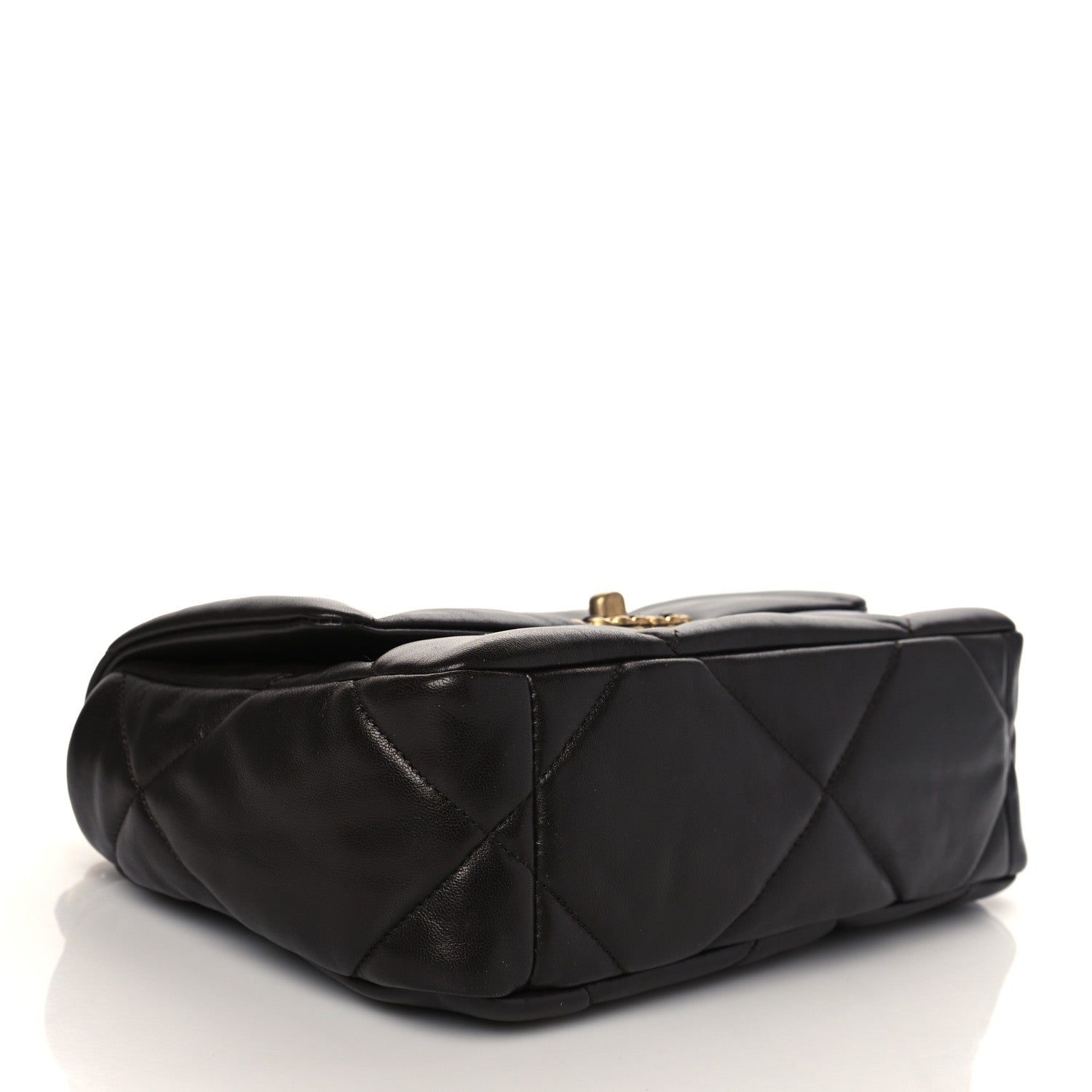 Chanel Lambskin Quilted Medium Chanel 19 Flap Dark Brown 4 of 10