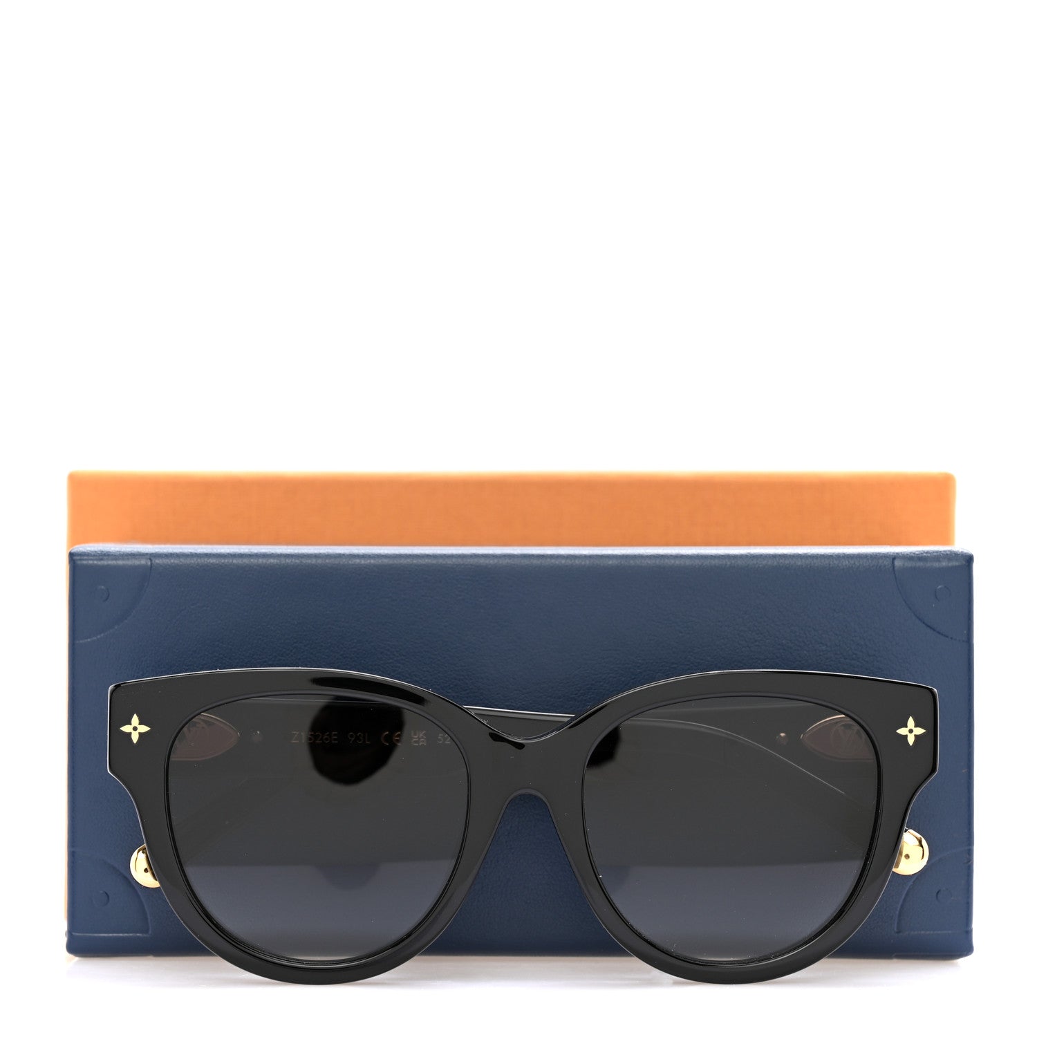 Louis Vuitton Acetate My Monogram Square Sunglasses Z1526E Black 2 of 7