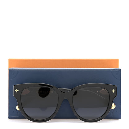 Louis Vuitton Acetate My Monogram Square Sunglasses Z1526E Black 2 of 7