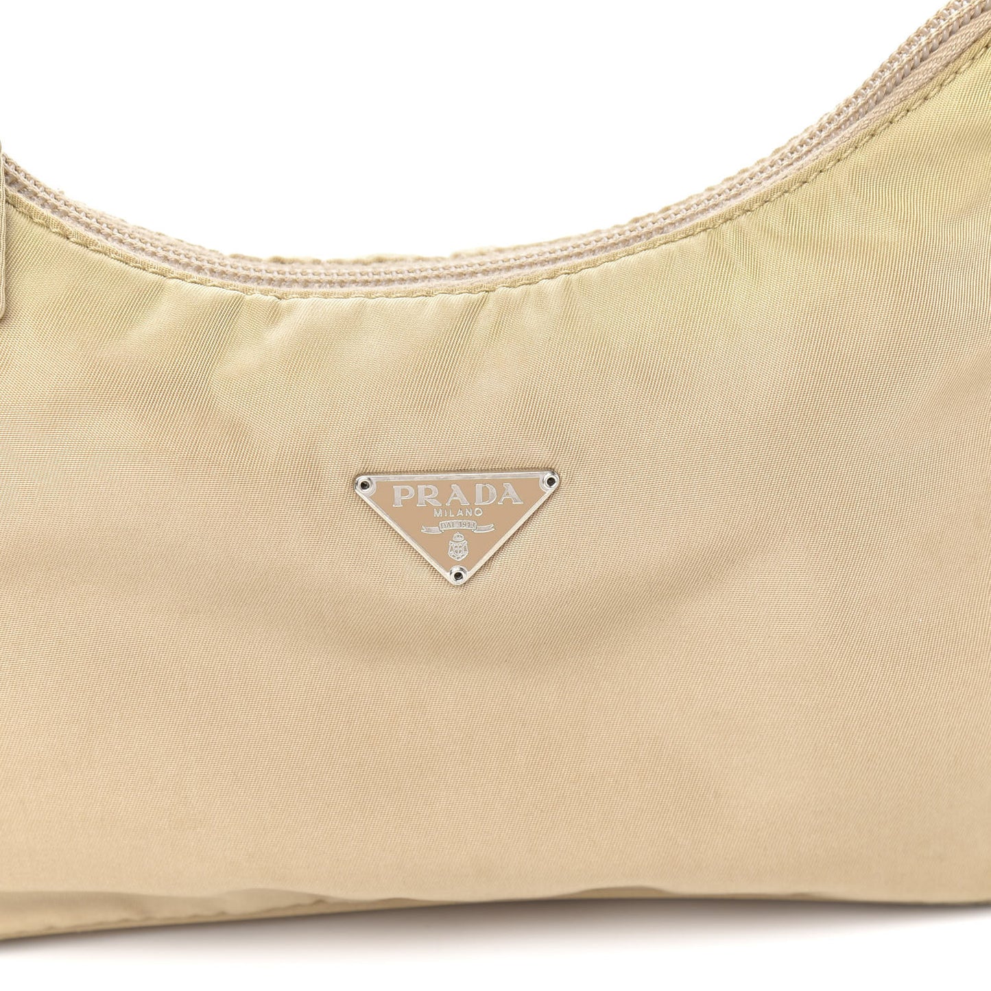 Tessuto Nylon Sport Shoulder Bag Sabbia