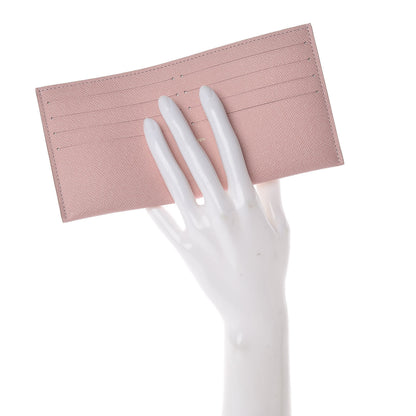 Louis Vuitton Calfskin Felicie Card Holder Insert Rose Ballerine 2 of 6