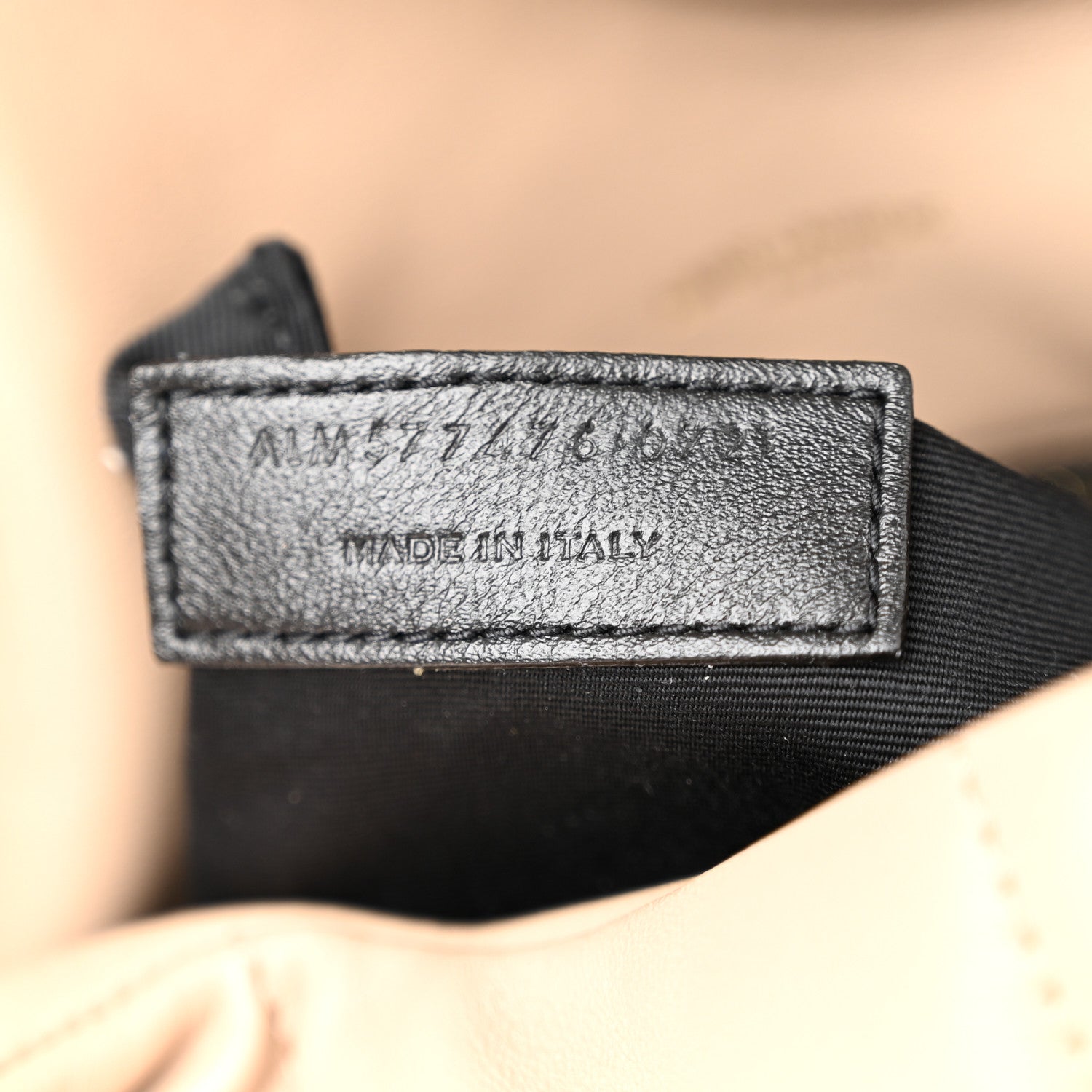 Saint Laurent Lambskin Quilted Small Loulou Puffer Monogram Chain Satchel Dark Beige 7 of 10