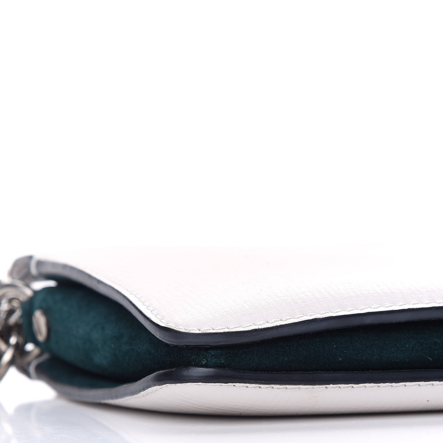 Goatskin Suede Cross 3 Crossbody Bag White