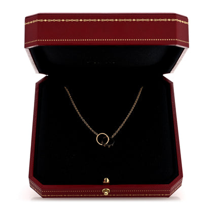 Cartier 18K Yellow Gold Interlocking LOVE Necklace 5 of 5