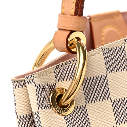 Louis Vuitton Damier Azur Graceful PM Rose Ballerine 15 of 15