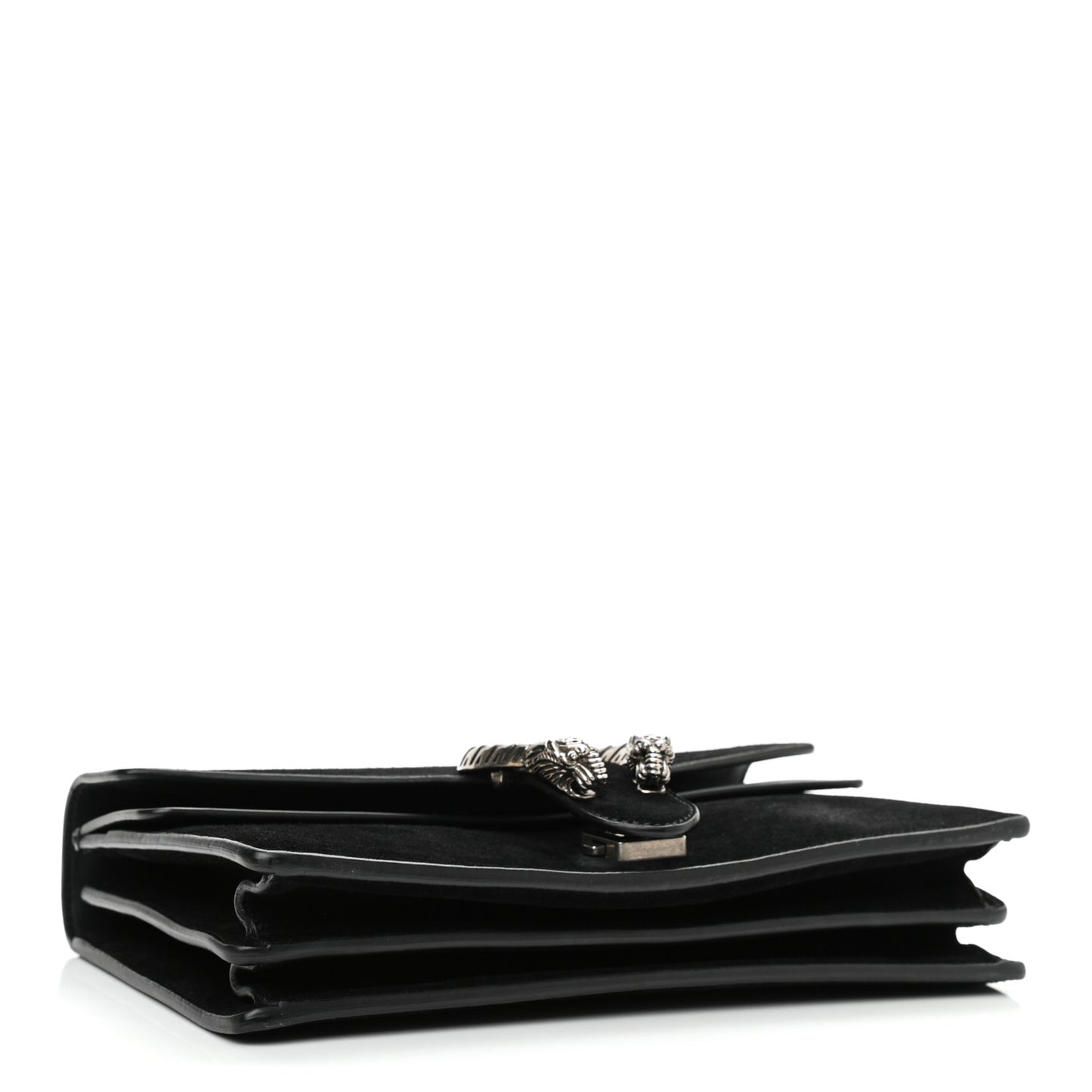 Suede Small Dionysus Shoulder Bag Black