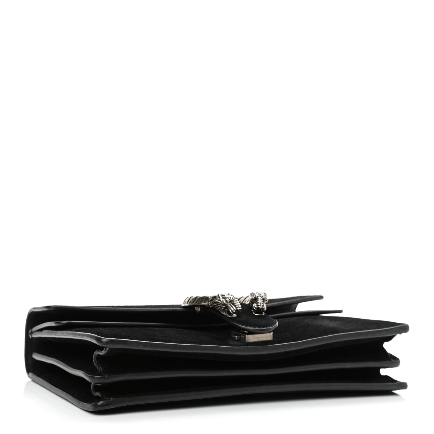 Gucci Suede Small Dionysus Shoulder Bag Black 4 of 11