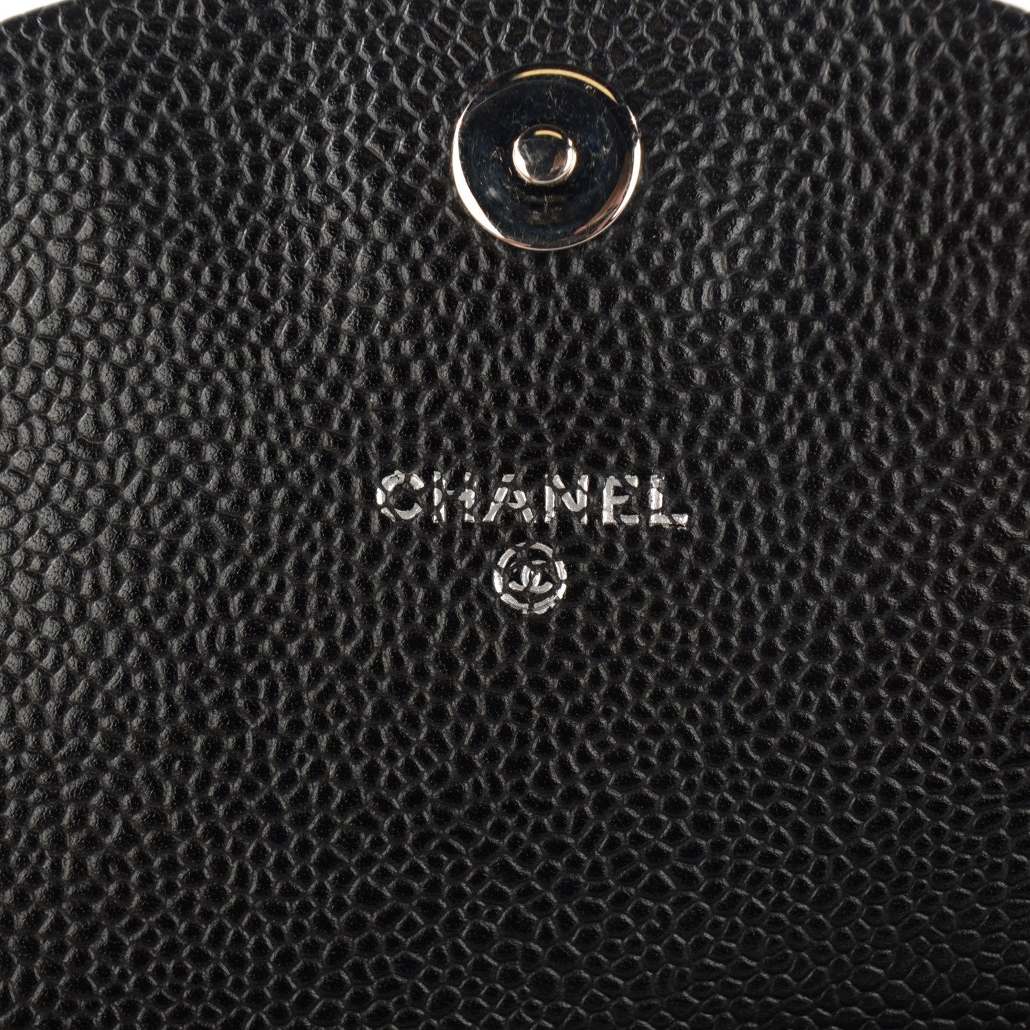 Chanel Caviar Half Moon Wallet On Chain WOC Black 5 of 8
