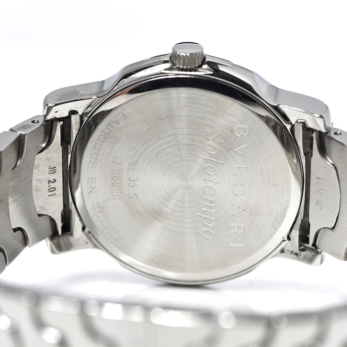 Stainless Steel 35mm Solotempo Quartz Watch Black