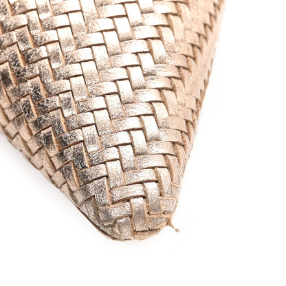 Christian Dior Laminated Calfskin Ribbon Crystal Woven J'Adior Slingback 65mm Pumps 37.5 Copper 10 of 10