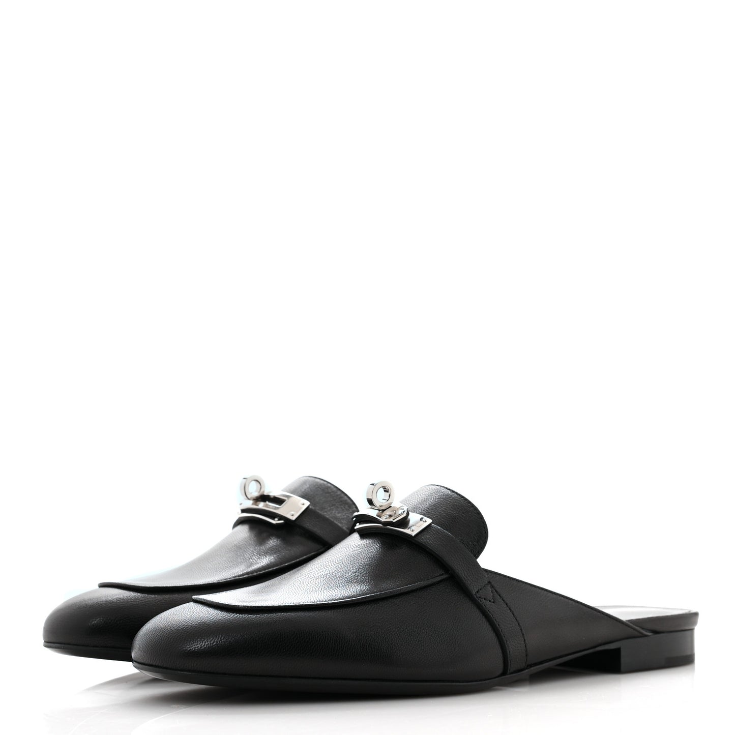 Goatskin Oz Mules 39.5 Black
