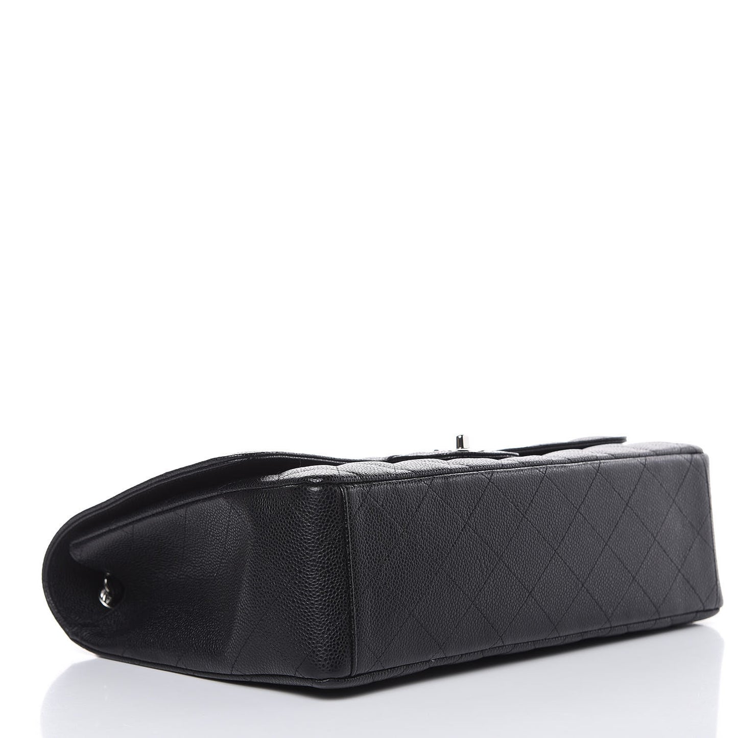 Caviar Quilted Maxi Single Flap Black