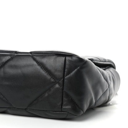 Chanel Goatskin Quilted Large Chanel 19 Flap Black 9 of 11
