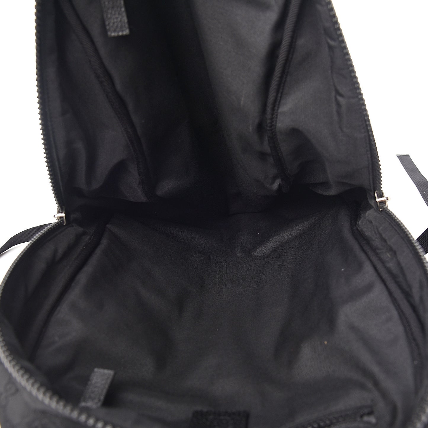 Nylon Monogram Slim Backpack Black
