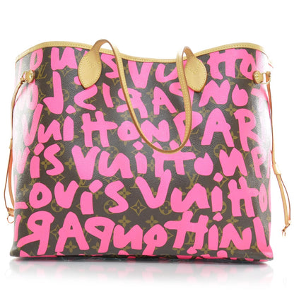 Louis Vuitton Monogram Graffiti Neverfull GM Fuchsia 1 of 8