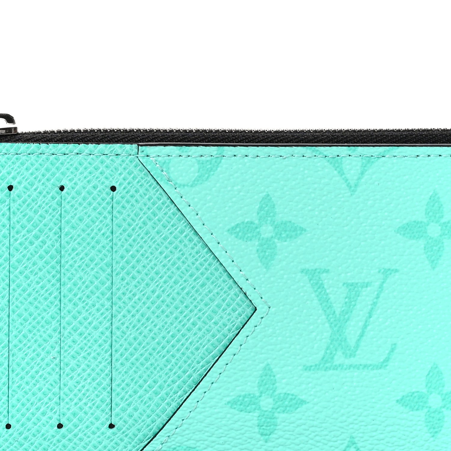 Louis Vuitton Taigarama Coin Card Holder Miami Green 7 of 8
