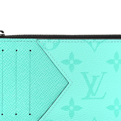 Louis Vuitton Taigarama Coin Card Holder Miami Green 7 of 8