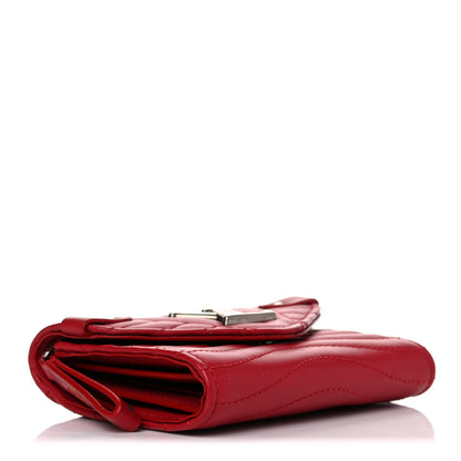 Louis Vuitton Calfskin New Wave Compact Wallet Rouge 4 of 8