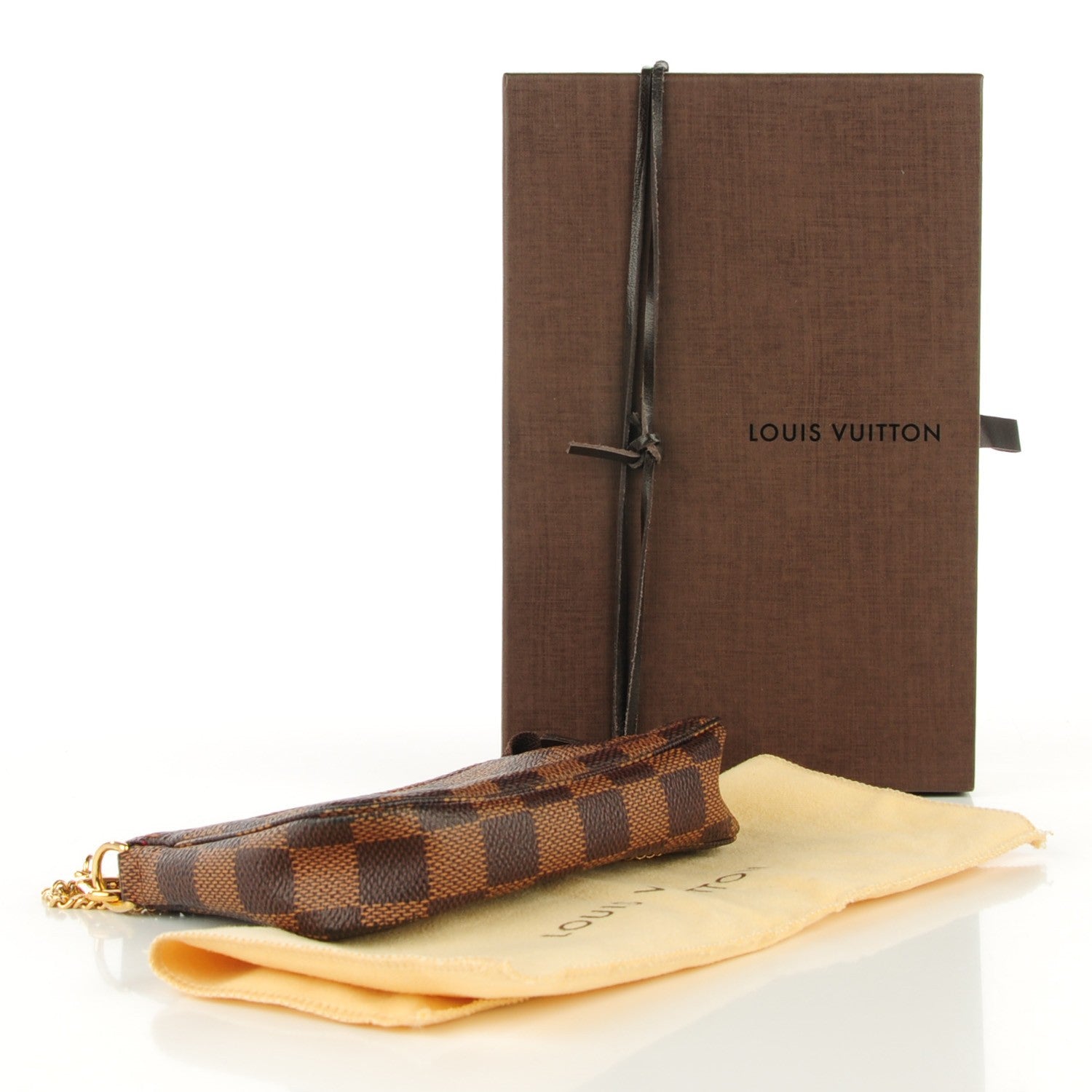 Louis Vuitton Damier Ebene Mini Pochette Accessories 4 of 7