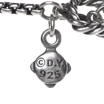 David Yurman Sterling Silver Pearl 7.5mm Bijoux Chain Necklace 4 of 4
