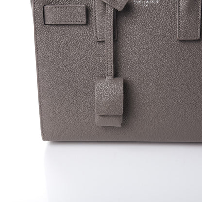 Saint Laurent Grained Calfskin Nano Sac De Jour Fog 11 of 15