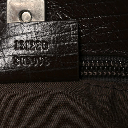 Gucci GG Plus Monogram Small Vertical Tote Dark Brown 6 of 9