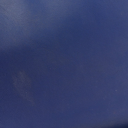 Celine Grained Calfskin Small Trotteur  Indigo 12 of 13