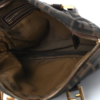 Fendi Zucca Top Handle Tote Tobacco 4 of 8