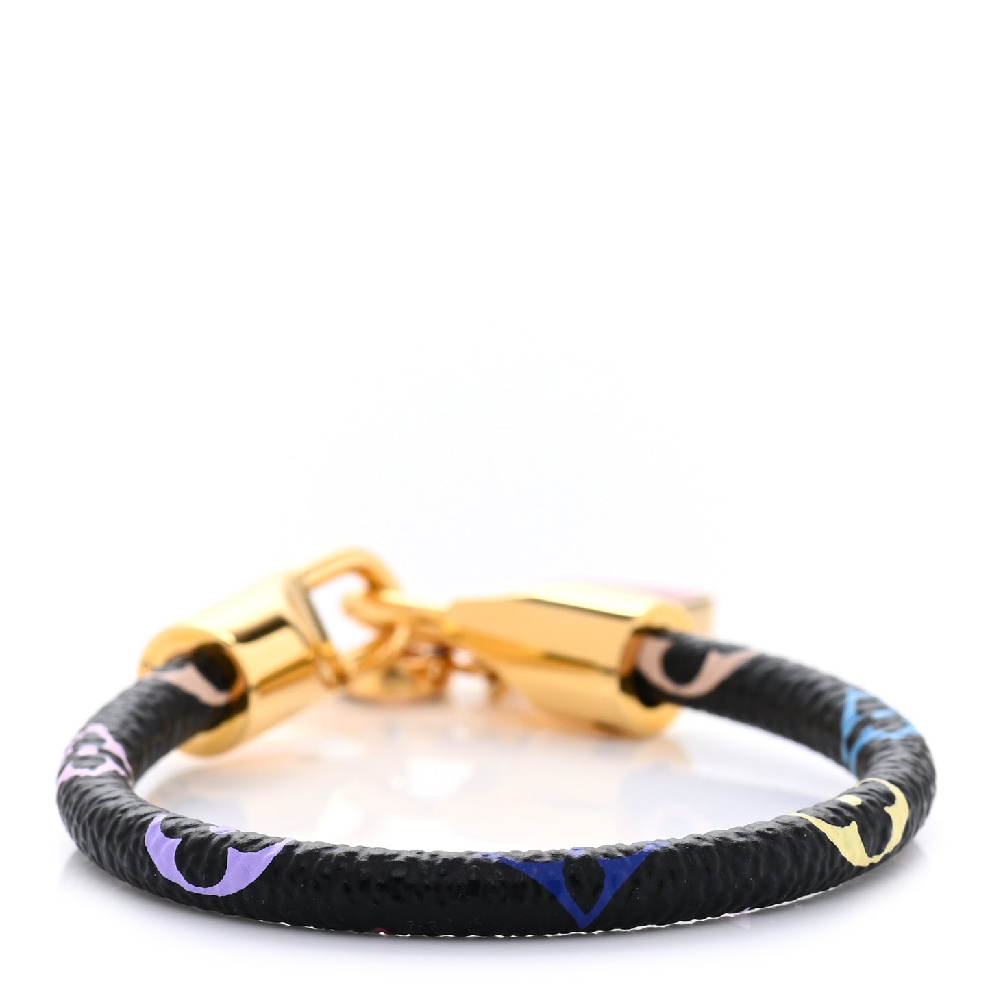 Monogram Multicolor Luck It Bracelet 19 Black