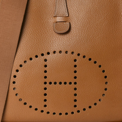 Hermes Taurillon Clemence Evelyne GM Gold 9 of 9