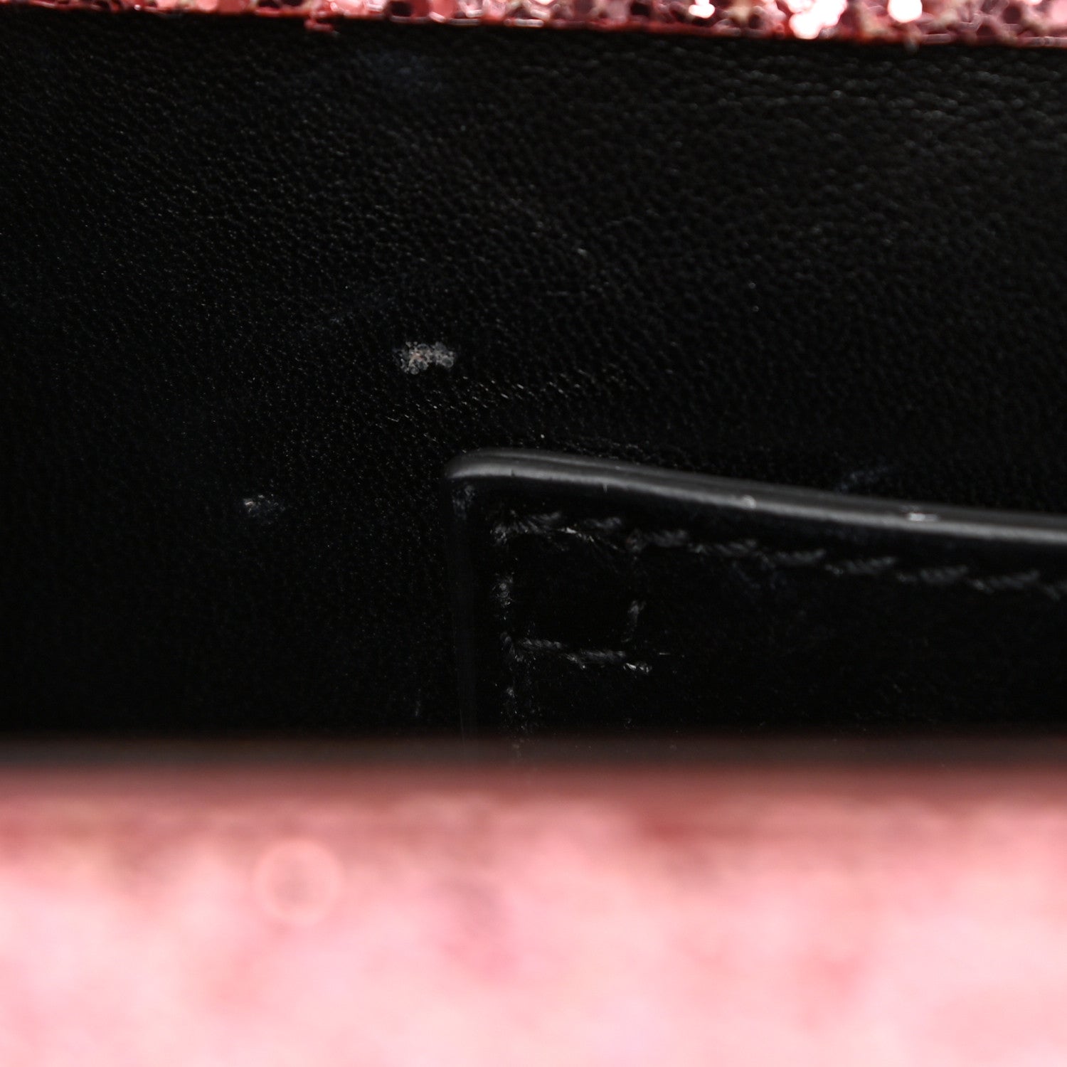 Saint Laurent Glitter Monogram Galactica Satchel Pink 11 of 11
