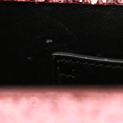 Saint Laurent Glitter Monogram Galactica Satchel Pink 11 of 11