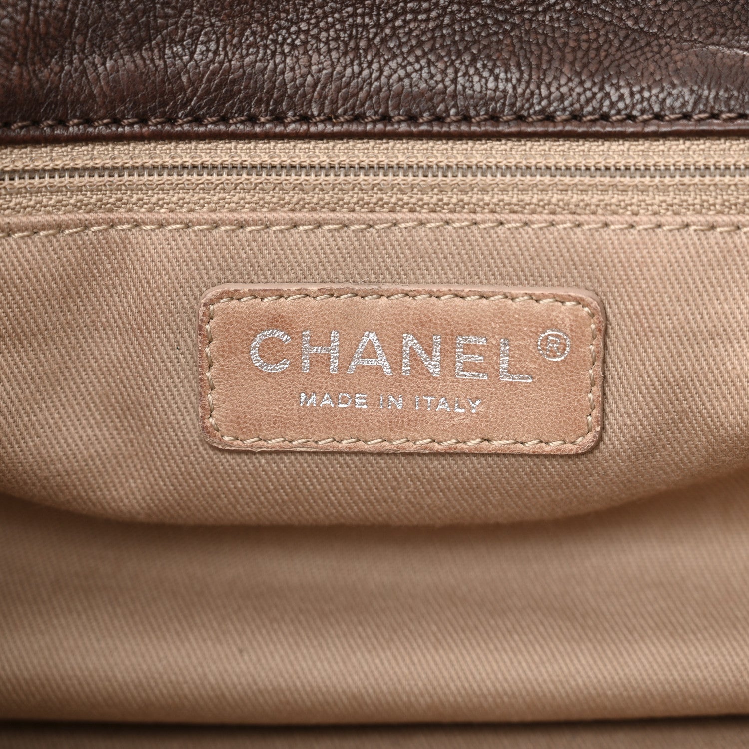 Chanel Calfskin Diamond Stitch Accordion Flap Brown 6 of 17