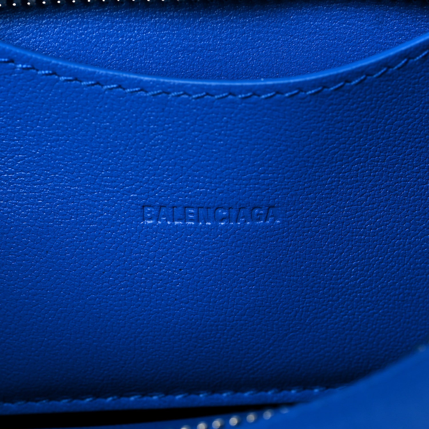 Balenciaga Smooth Calfskin Neo Classic Silver Hardware Mini City Bleu 6 of 10