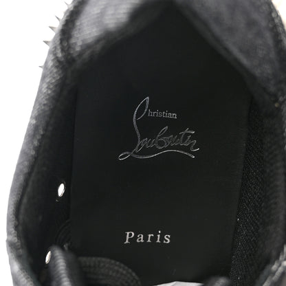 Christian Louboutin Denim Mens Seavaste 2 Orlato Flat Sneakers 42.5 Black 8 of 10