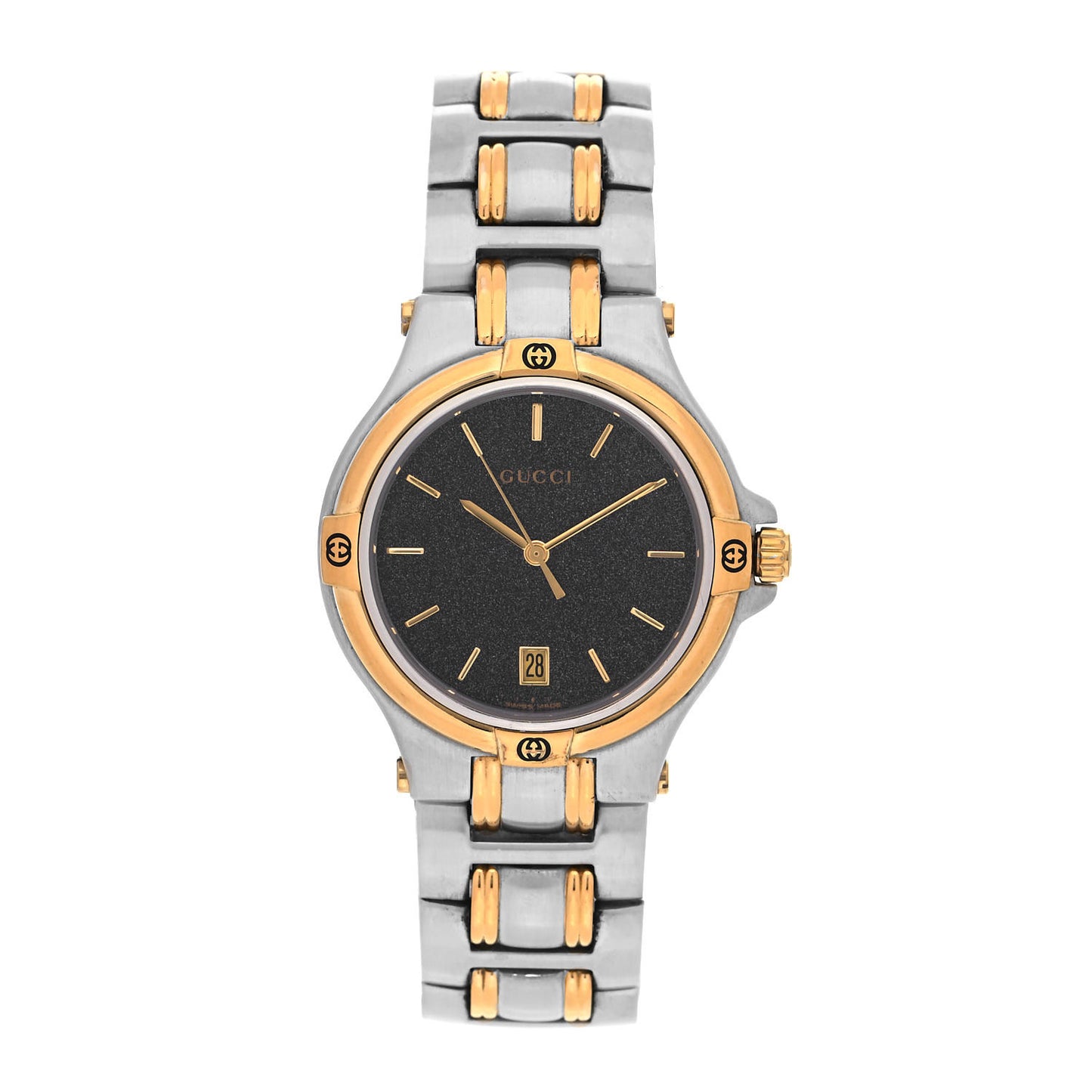 Stainless Steel 35mm 9040M Quartz Watch Black