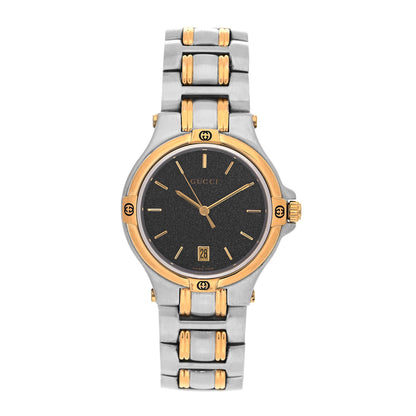 Gucci Stainless Steel 35mm 9040M Quartz Watch Black 1 of 4