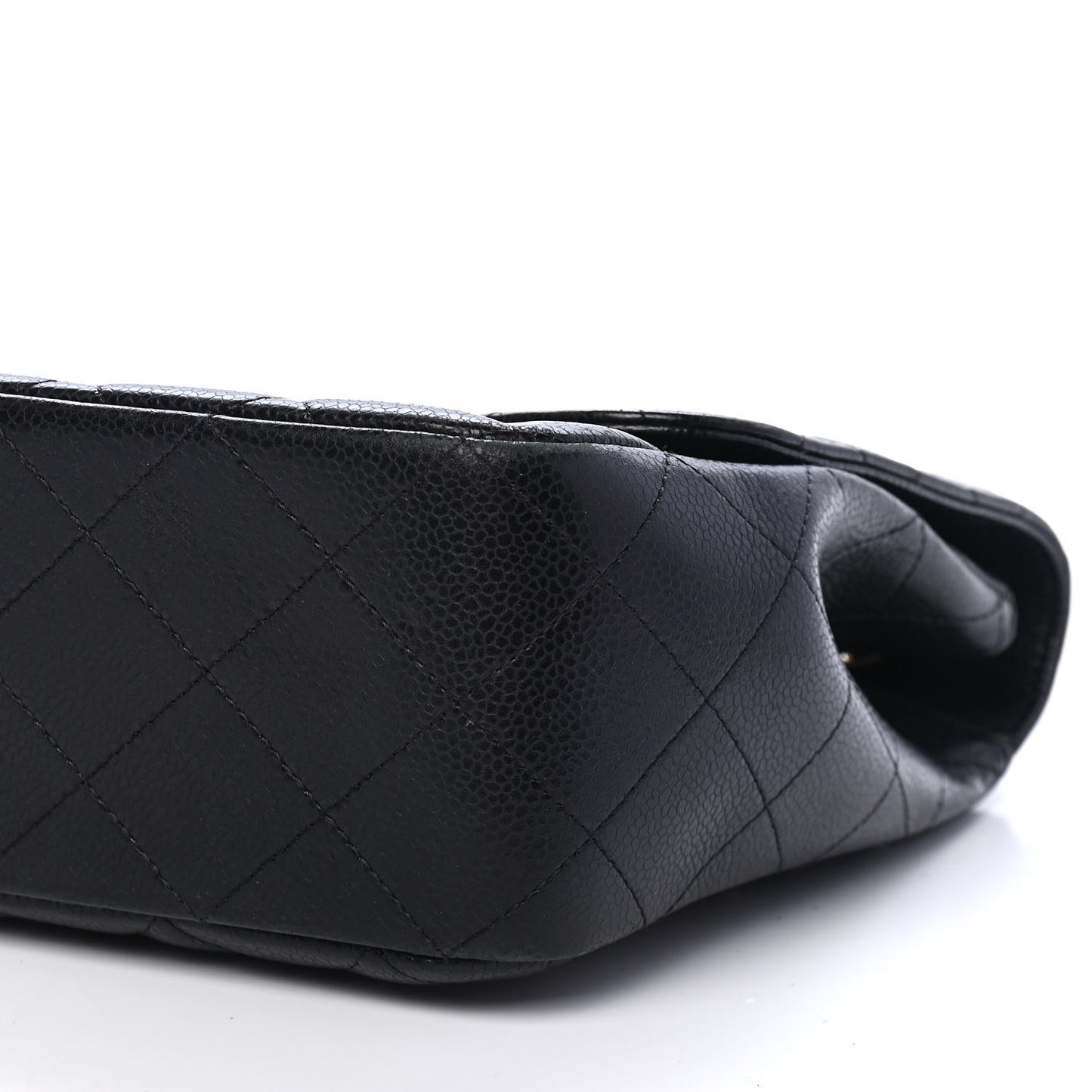 Caviar Quilted Jumbo Single Flap Black