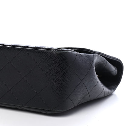Chanel Caviar Quilted Jumbo Single Flap Black 9 of 9