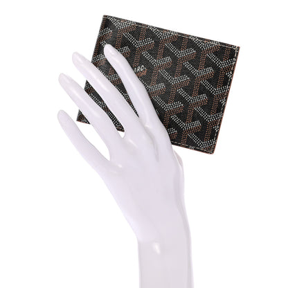 Goyard Goyardine Bi-Fold Victoire PM Wallet Black 2 of 7